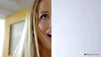 Rebecca More hops onto her Stepson's dick