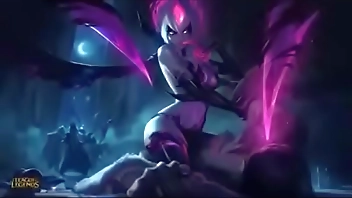 Novinha da liga das legenda gemendo