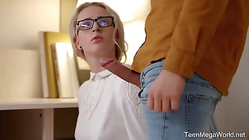 TeenMegaWorld.net - Hanna Rey - Lad covers blonde with sperm