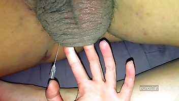Euroslut CBT Piercing Fucking Him