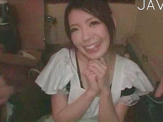 Hot Japanese teen gobbling down XXX-sized dicks in Tokyo