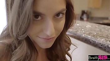 BrattySis - Almost Caught Sucking & Fucking My Step-Bro