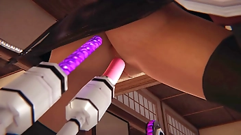 Final Fantasy 7 Remake - Tifa Lockhart in sex machine - 3D Porn