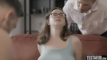 Immersion therapy ends in double penetration