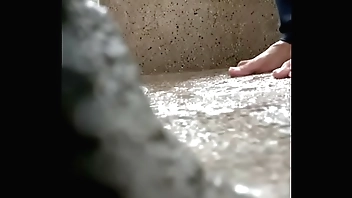 Secretly record my step cousin mastrubate in bathroom