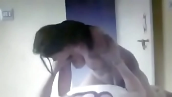 Indian lady super figure getting with husband friend