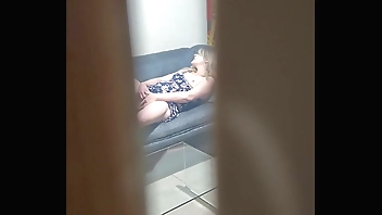 Caught my stepmom fingering herself when i came home early from my friend,she orgasmed 4 time in 5 min is that normal