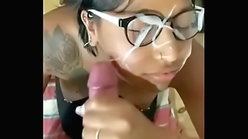 Massive Ebony Cum Facial
