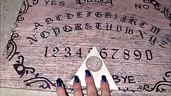 Martina goes to abandoned house to play the OUIJA and she ends with a cock in her mouth