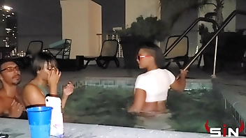 Quarantined together so we played in each others holes