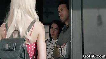 Babysitter Elsa Jean is a perfect choice for horny couple Joanna Angel and Small Hands.She joins in a family 3some and totally loveed an awesome fuck.