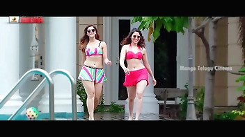 Tamanna & Mehreen Hot in Short Skirts