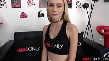ANAL ONLY Tiny teen Alicia Williams anal tryout