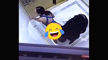 Censored elevator sex