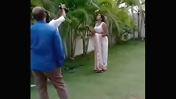 Swathi naidu saree dropping part-1 short film shooting