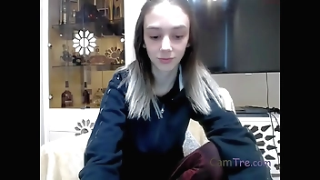 busty hot teen squirt from intense masturbation