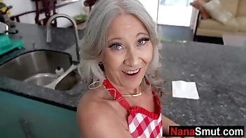 Horny stepgrandma wants to fuck stepgrandson