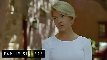 Hot Blonde Milf (Kit Mercer) Blows Fucks Her Step Son Van Wylde - Family Sinners