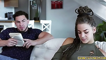 Peter Green fucked Sloan Harpers moist vagina sideways!