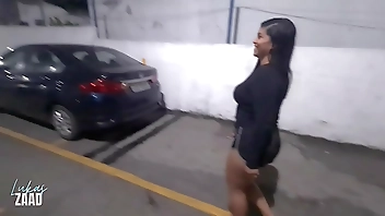 Talk Sex - I took the naughty brunette out and then I came inside her tight ass - Nicoly Mattos