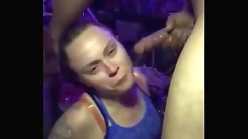 slut deepthroaten big black dick