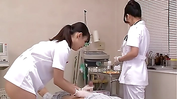 Japanese Nurses Take Care Of Patients
