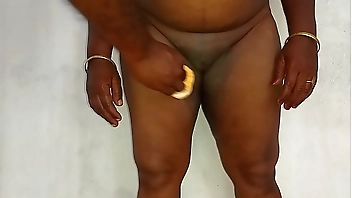 desi indian tamil telugu kannada malayalam hindi horny cheating wife vanitha friend wearing blue colour saree showing big boobs and shaved pussy press hard boobs press nip rubbing pussy masturbation