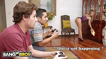 BANGBROS - MILF Nicole Aniston Services Her Son's Little Friend