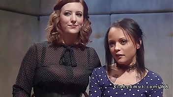 Tied up patient anal banged in lezdom