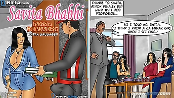 Savita Bhabhi Episode 78 - Pizza Delivery – Extra Sausage !!!