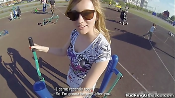 Fucking Glasses - Fucking Teresa in a gym teen porn