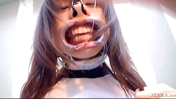 Subtitled weird Japanese face destruction shaved