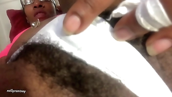 PUSSY FUR in white panties