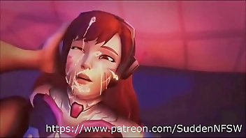 Overwatch Cumshot Compilation PMV
