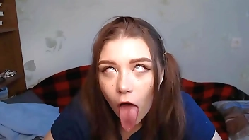 Today I caress my breasts and cum from anal masturbation