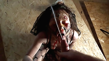 cum in mouth, zombie wife