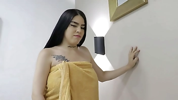 MY BIG TITS STEPMOM DOESNT LET ME TO PLAY AT MOBILE, SHE SHOWS ME HER BOOBS ACCIDENTALLY AND WE FUCK