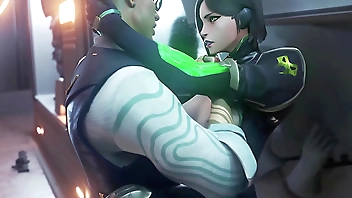 An unexpected meeting and a short conversation led the couple to passionate 3d sex