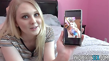 PropertySex - Landlord with amnesia fucks young tenant