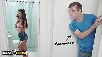 BANGBROS - Pervert Roommate Brick Danger Finally Gets To Fuck Teen Gianna Dior