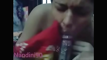 Wife first time dirty blowjobe