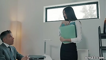 Hot secretary and her big cocked boss - Eliza Ibarra and Mick Blue