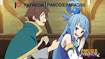 Aqua pays for her l. hentai