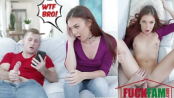 Ava Haze Lets fuck stepSIS before stepdad comes