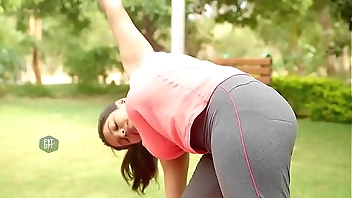 Yoga teacher with lickable armpits