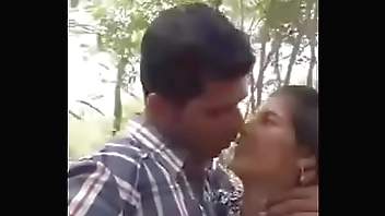 Cute Indian lover having sex at park