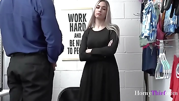 Teen Slut In Hijab Fucks Cop To Get Out Of Jail- Delilah Day