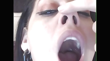 Cum up my fucking nose!