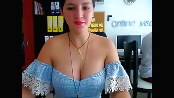 Beautiful Aunty In Office