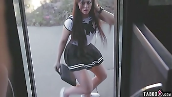 pussy rammed in the bus drivers VR world